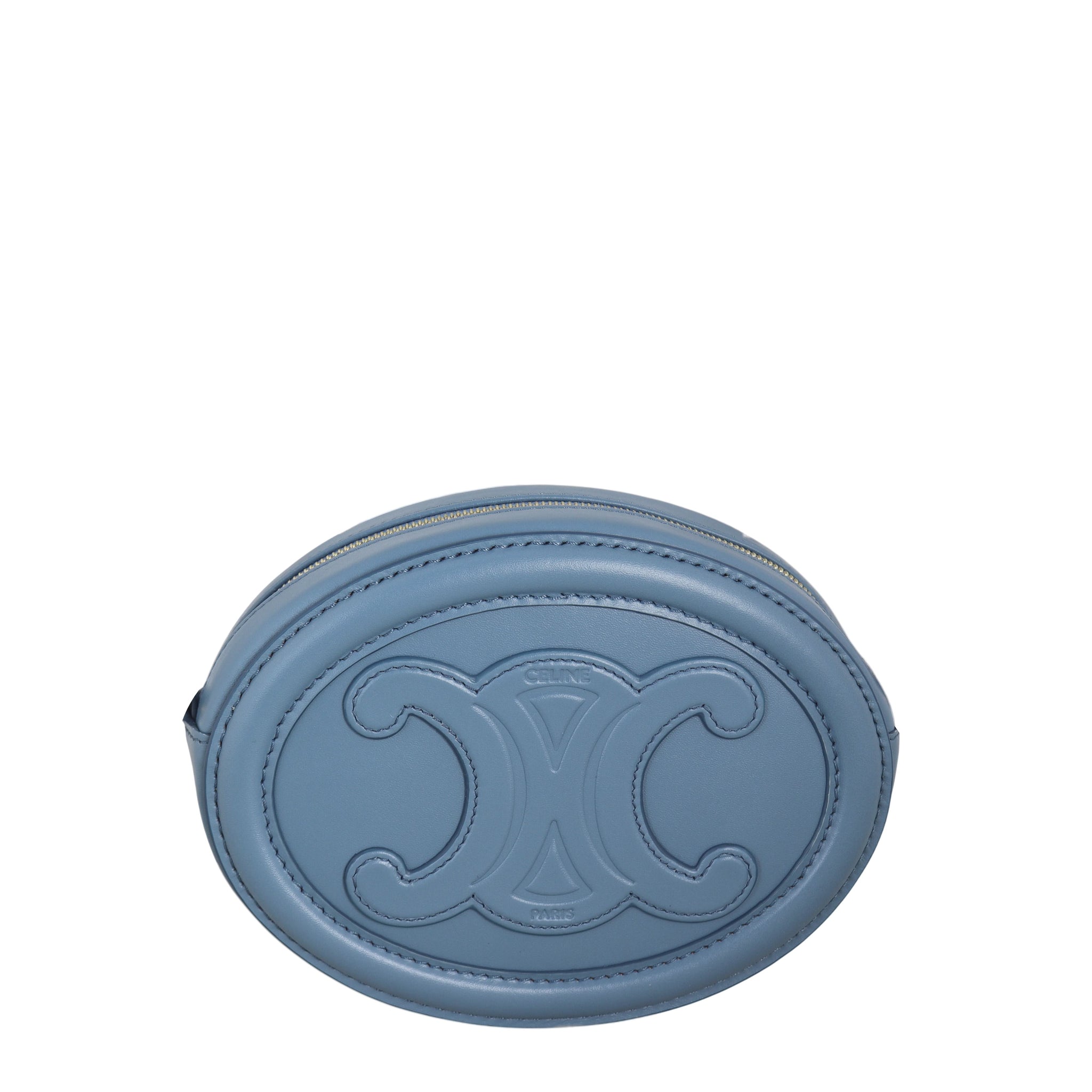 Celine Triomphe Cuir Oval Purse