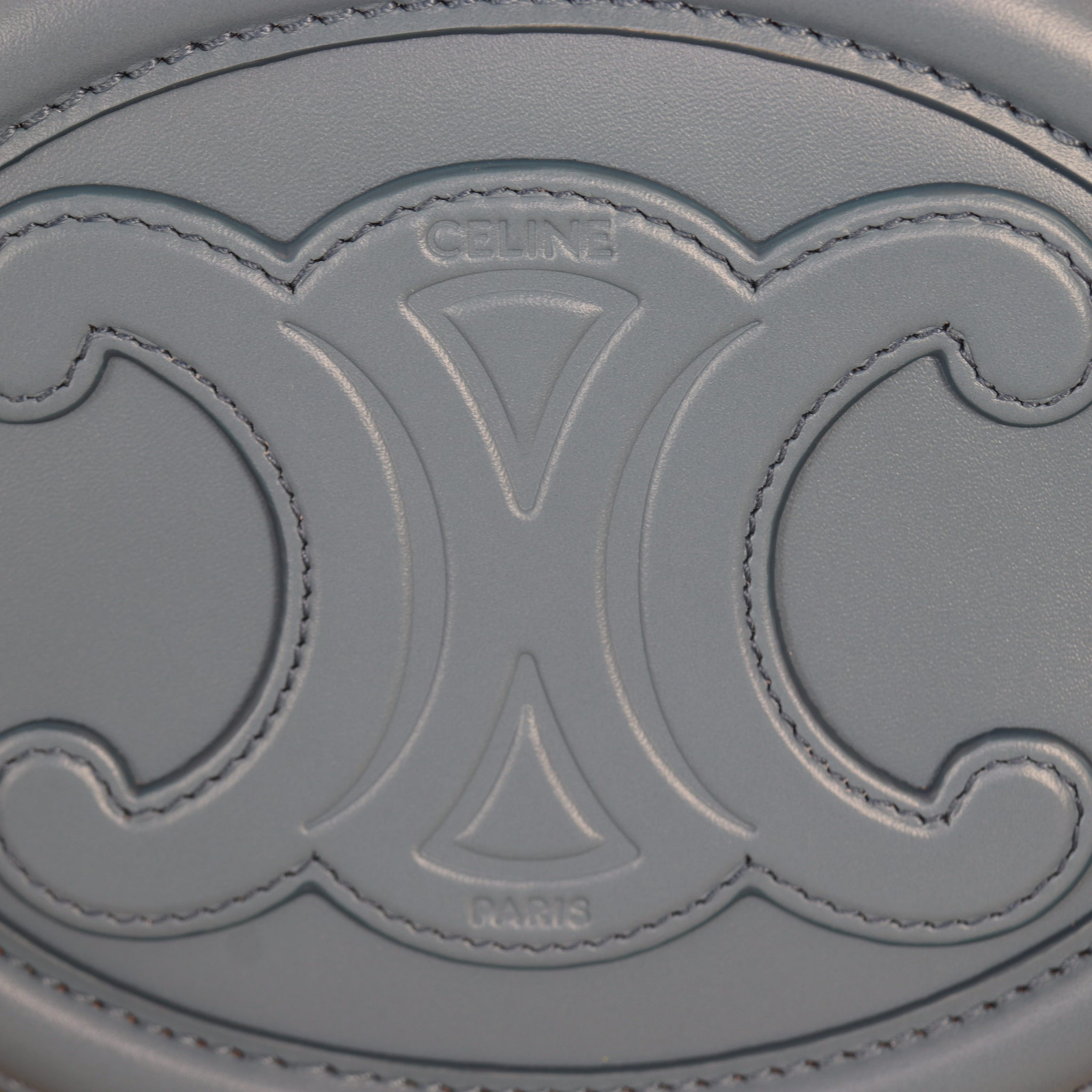 Celine Triomphe Cuir Oval Purse
