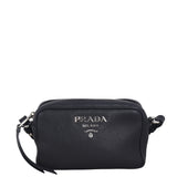 Prada Vitello Daino Zip Camera Bag