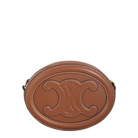 Celine Triomphe Cuir Oval Purse