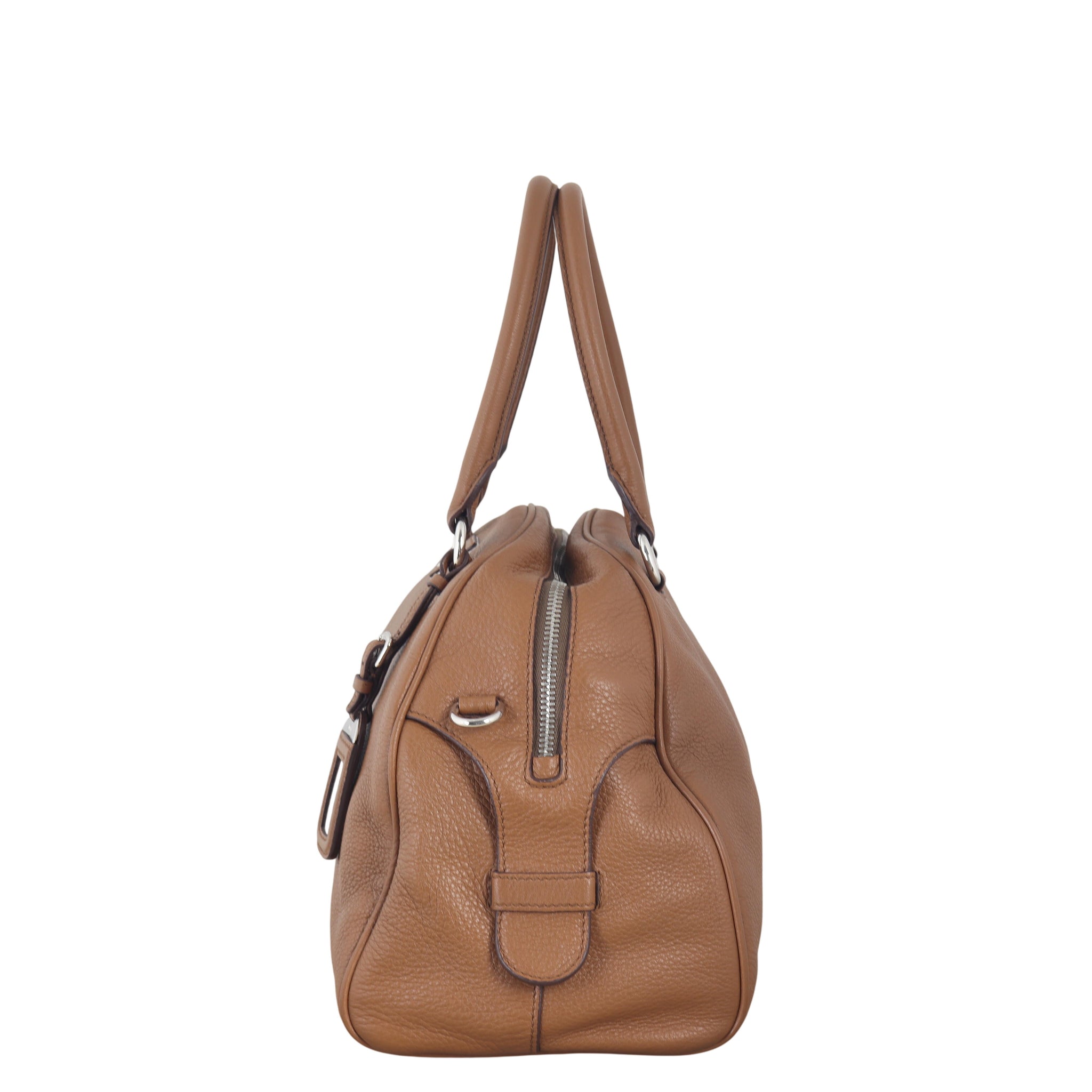 Prada Vitello Daino Bowler Bag