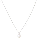 Tiffany & Co Signature Pearls Diamond 18k White Gold Pendant Necklace