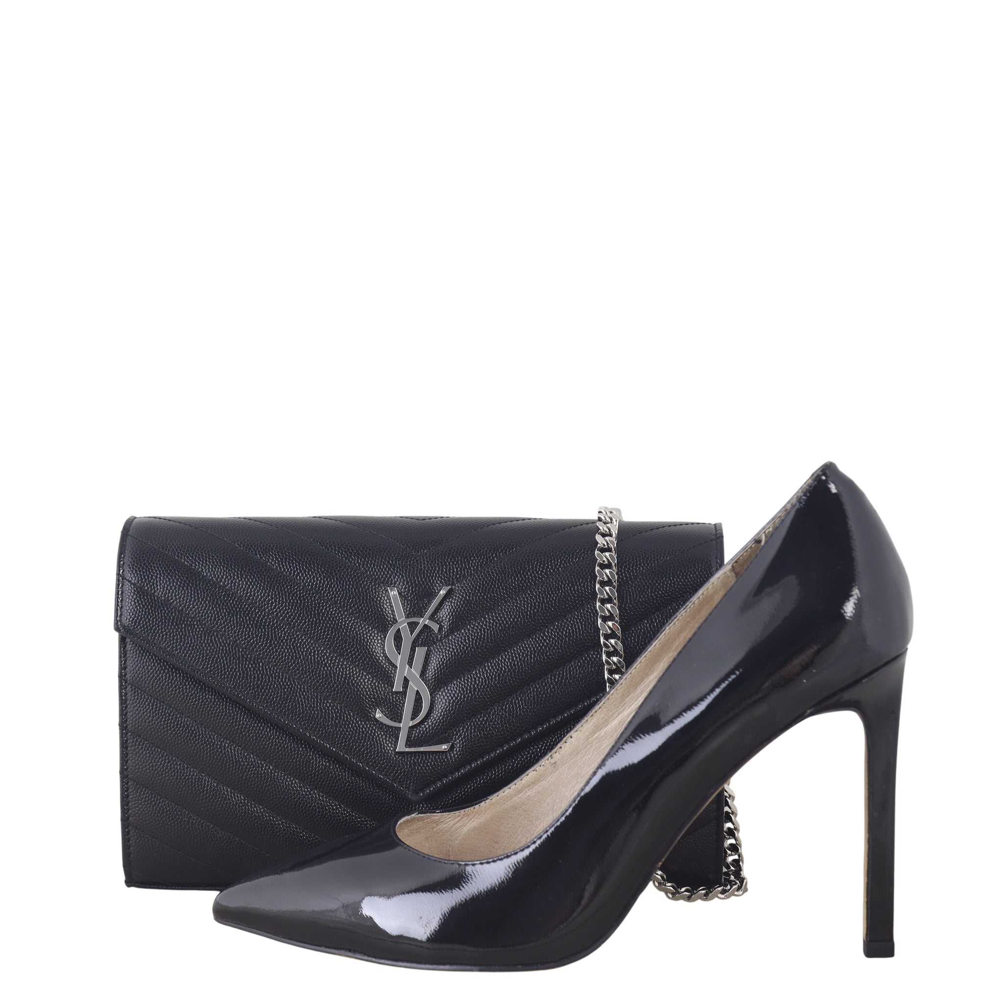 Saint Laurent Cassandre Chain Wallet