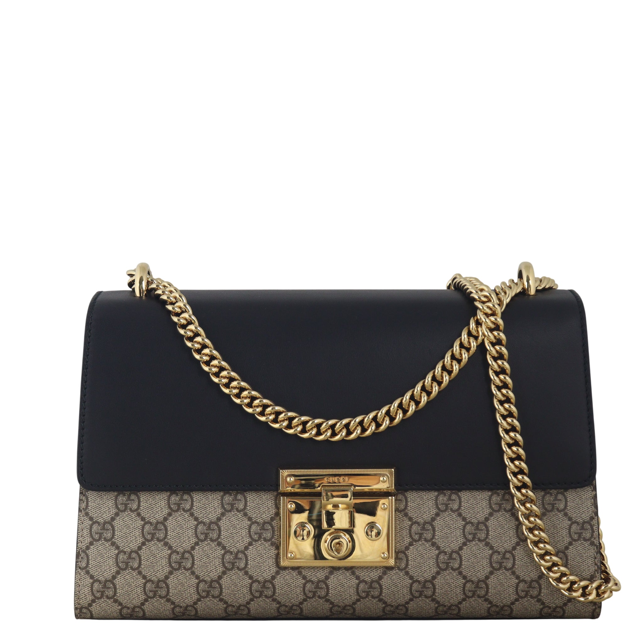 Gucci GG Supreme Padlock Medium Bag