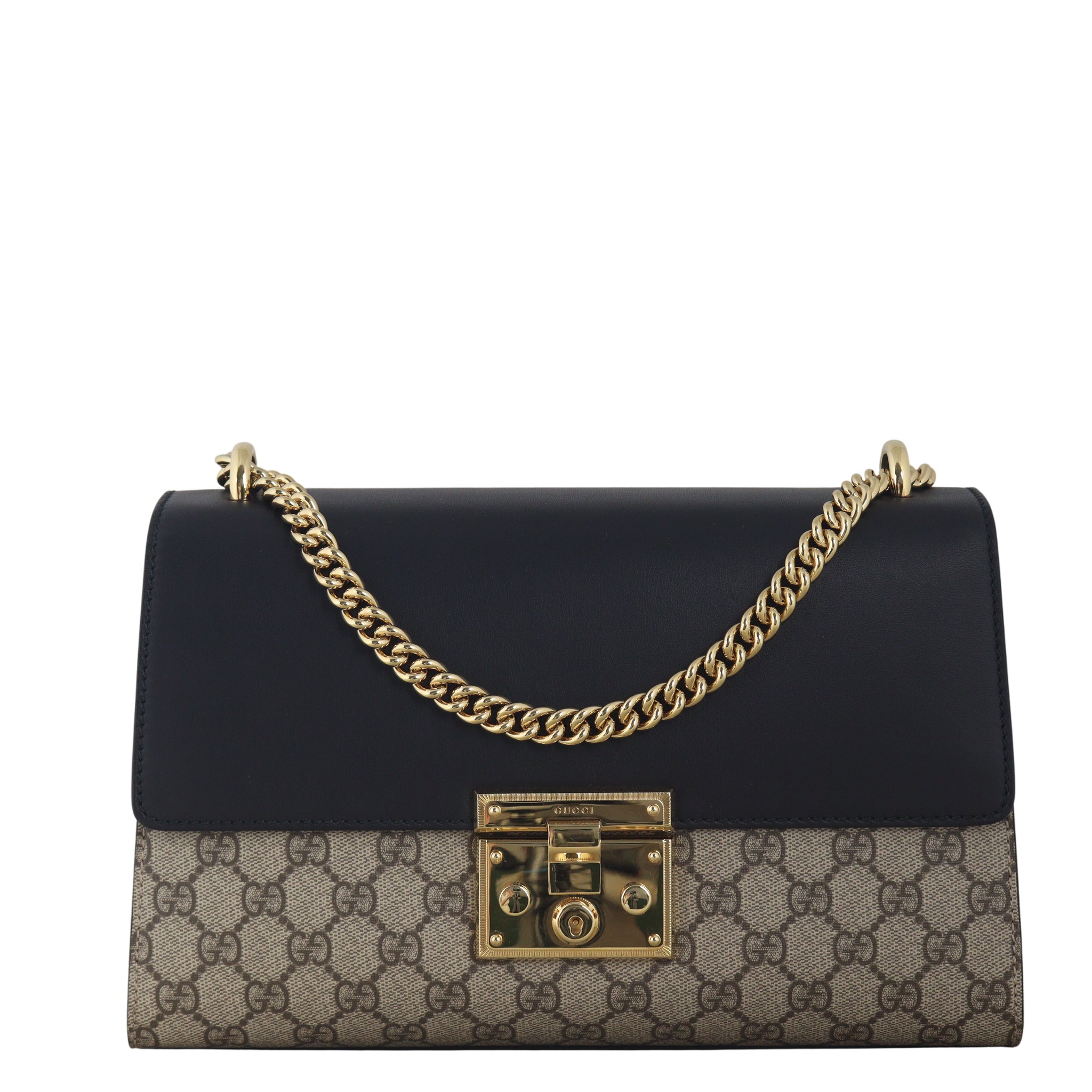 Gucci GG Supreme Padlock Medium Bag