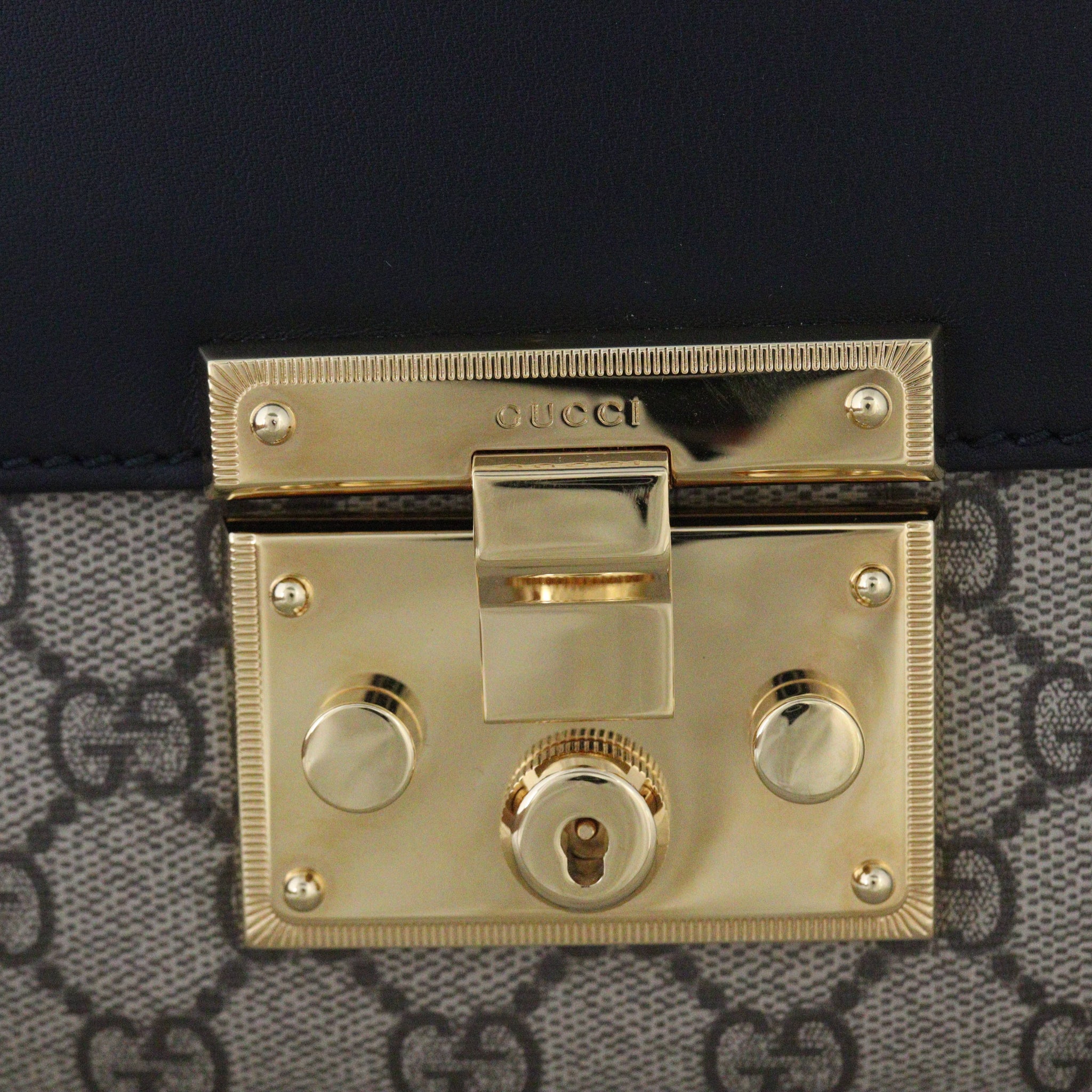 Gucci GG Supreme Padlock Medium Bag