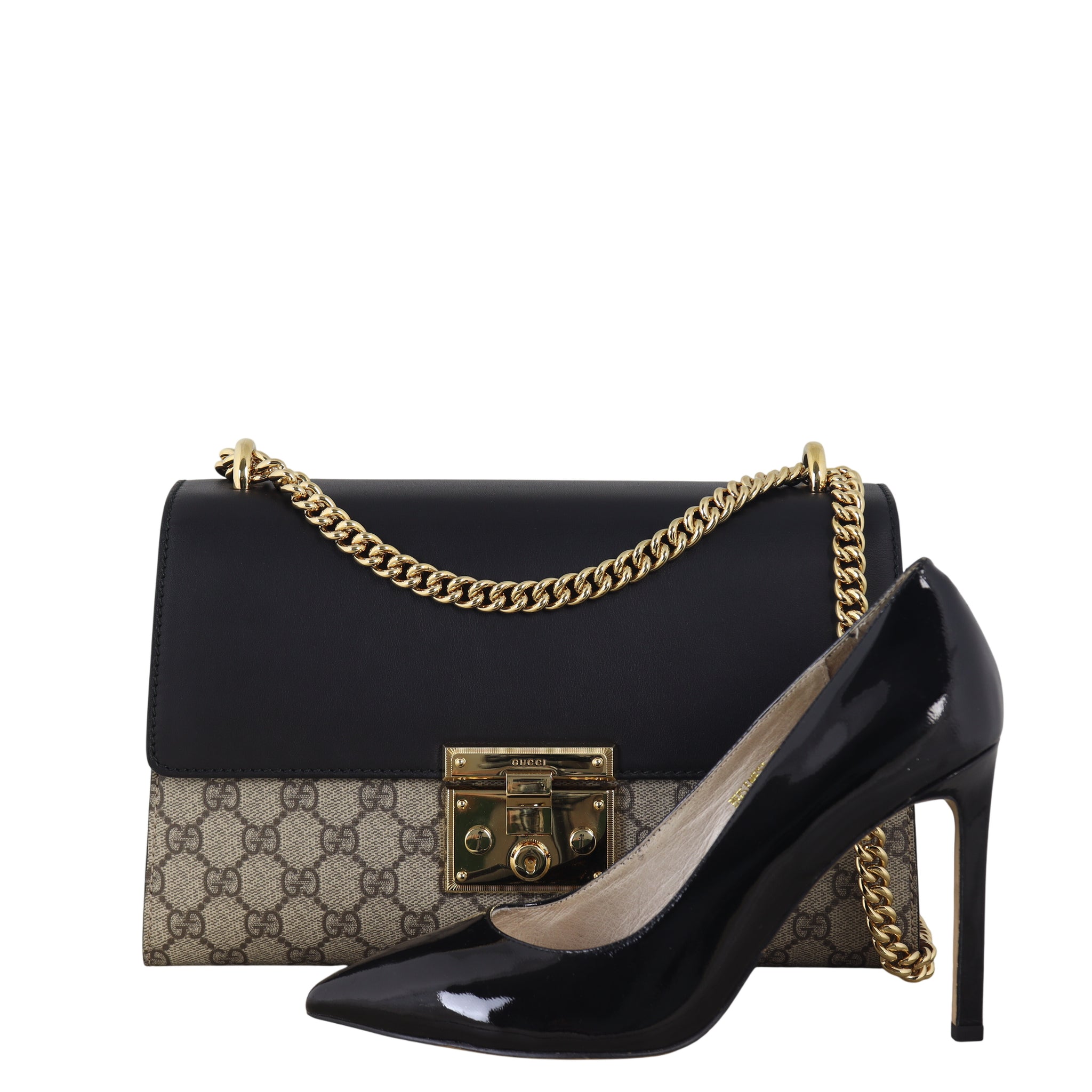 Gucci GG Supreme Padlock Medium Bag