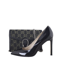 Gucci Dionysus GG Denim Chain Wallet