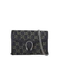 Gucci Dionysus GG Denim Chain Wallet