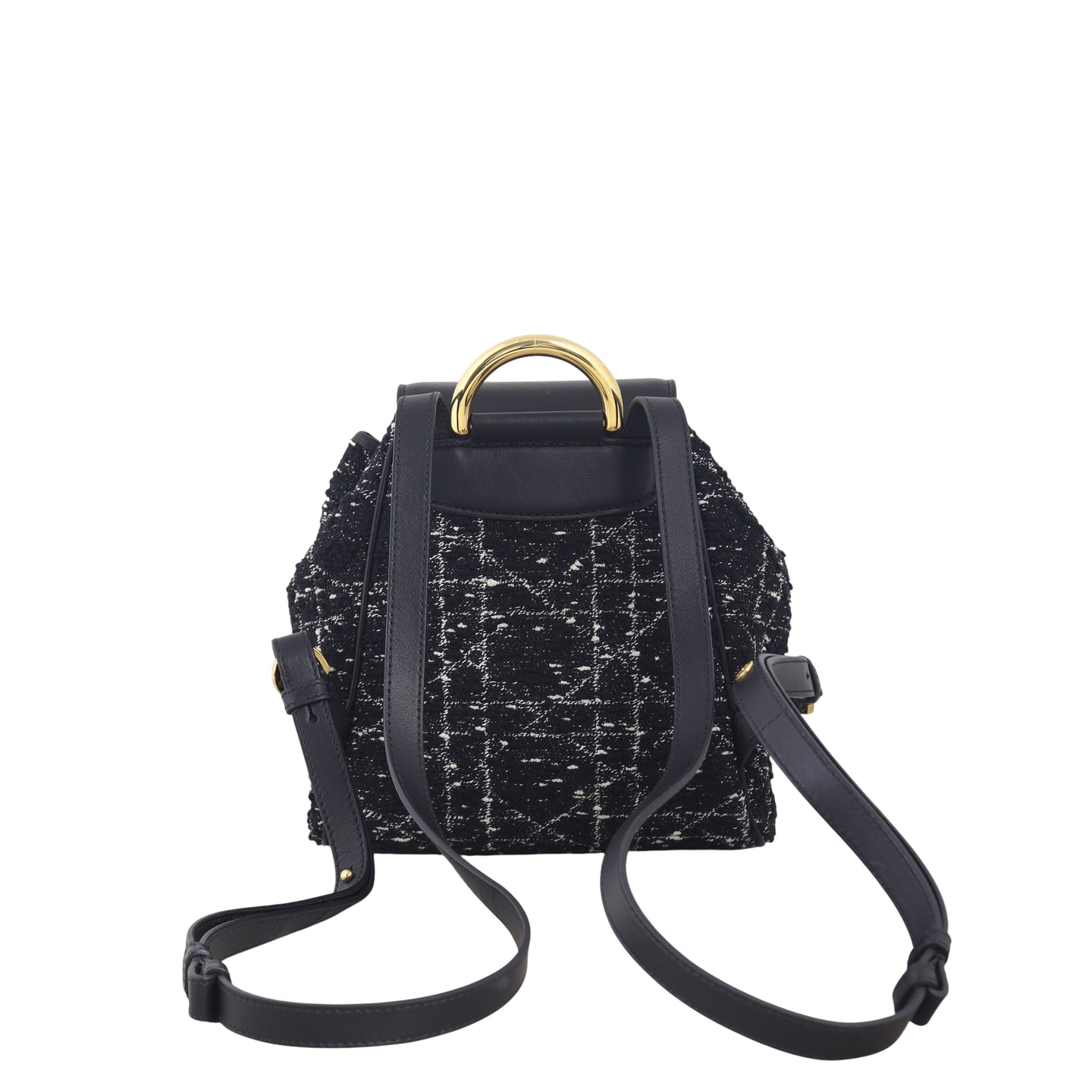 Dior Caro Backpack Small Tweed