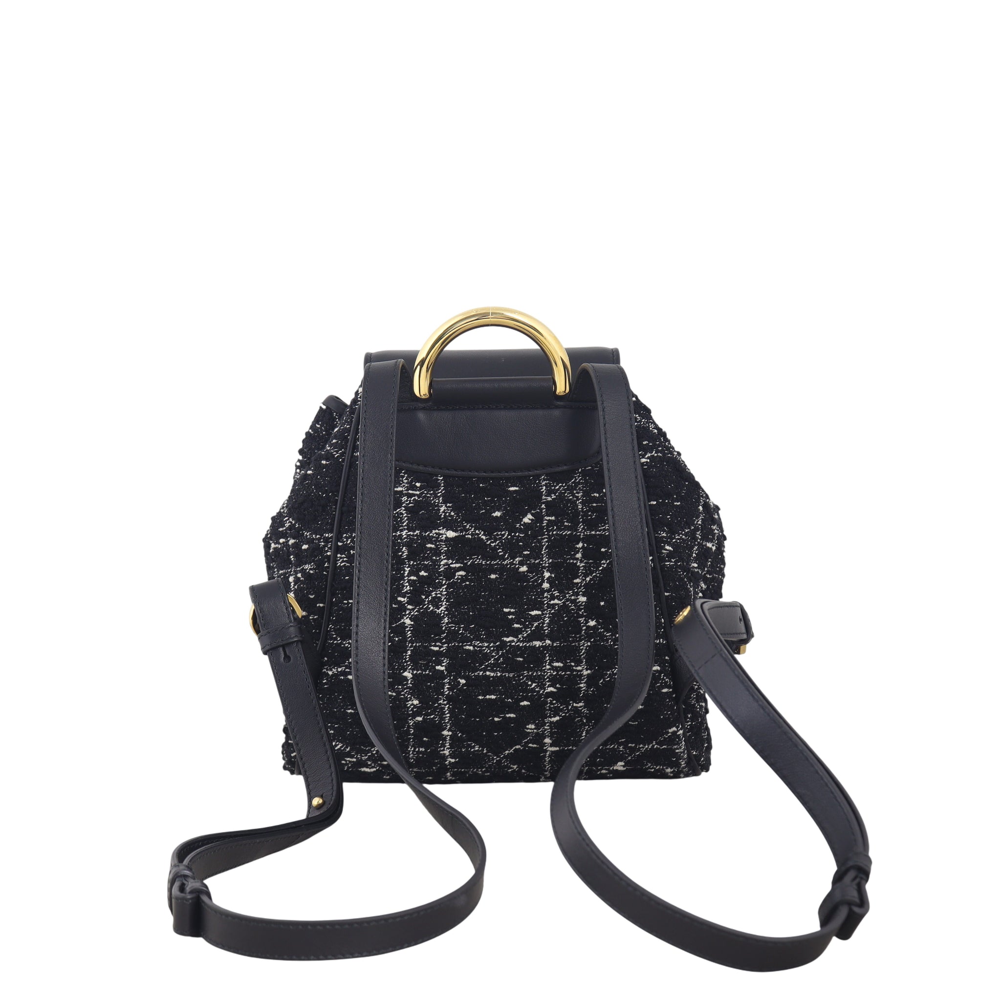 Dior Caro Backpack Small Tweed