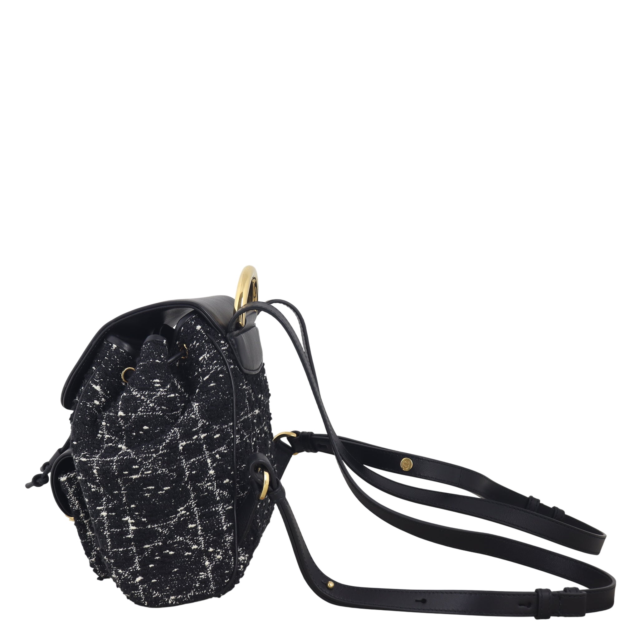 Dior Caro Backpack Small Tweed