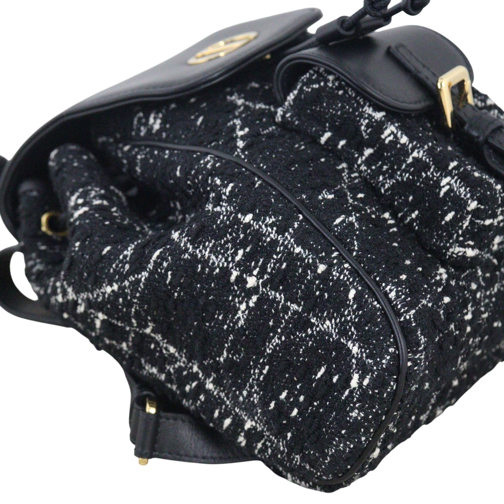 Dior Caro Backpack Small Tweed