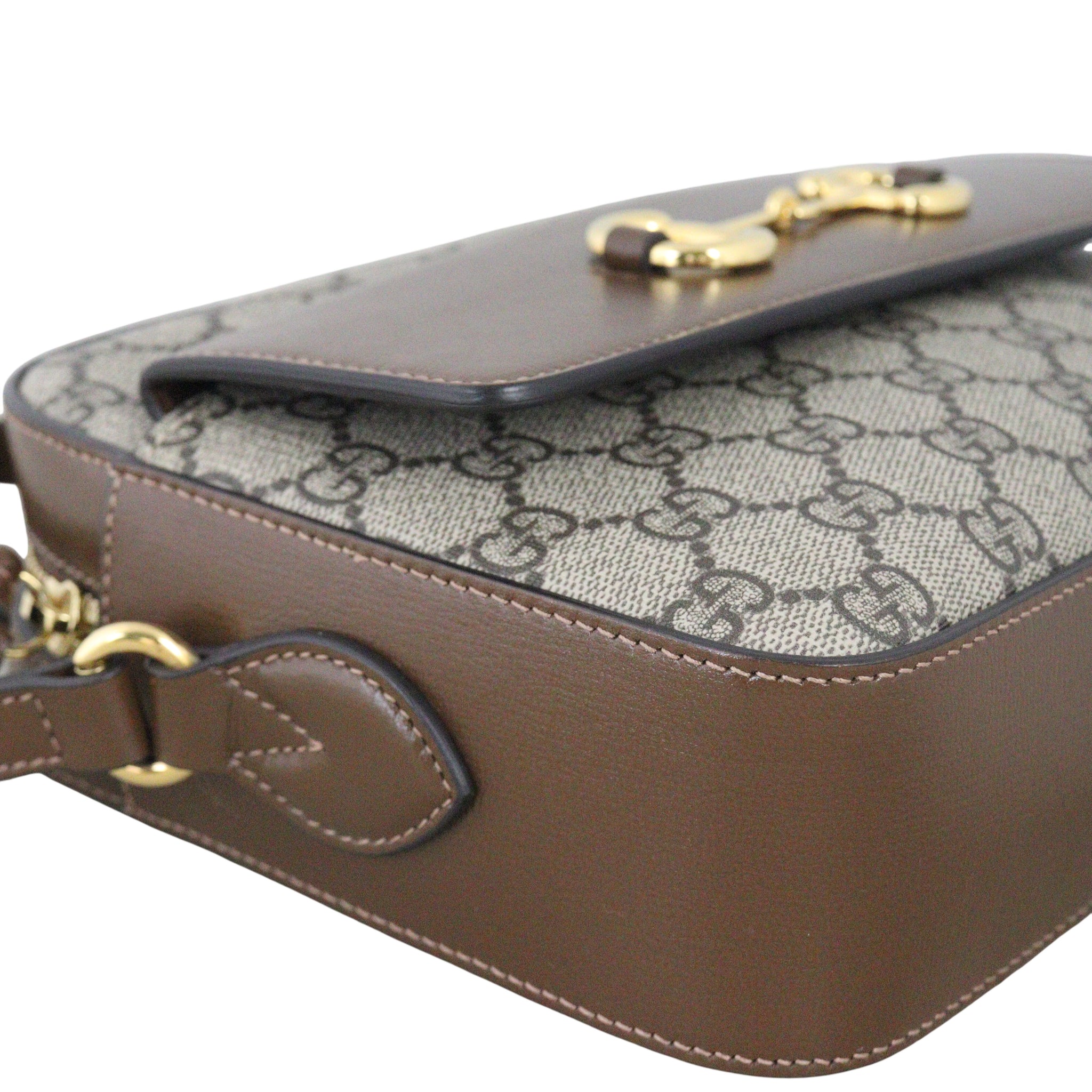 Gucci GG Supreme Horsebit 1955 Shoulder Bag Small