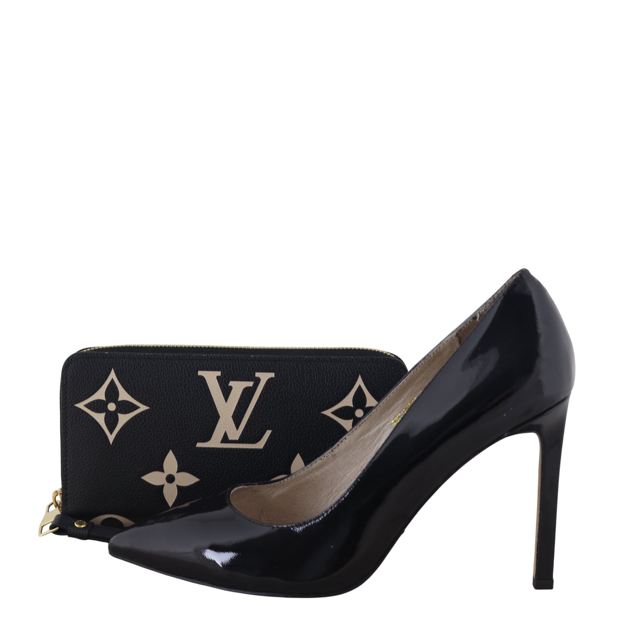Louis Vuitton Zippy Wallet Monogram Empreinte Giant Bicolour
