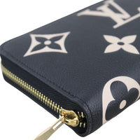 Louis Vuitton Zippy Wallet Monogram Empreinte Giant Bicolour