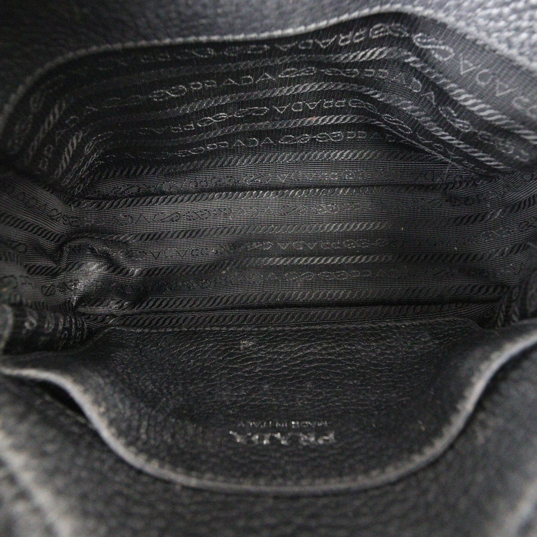Prada Vitello Daino Zip Camera Bag