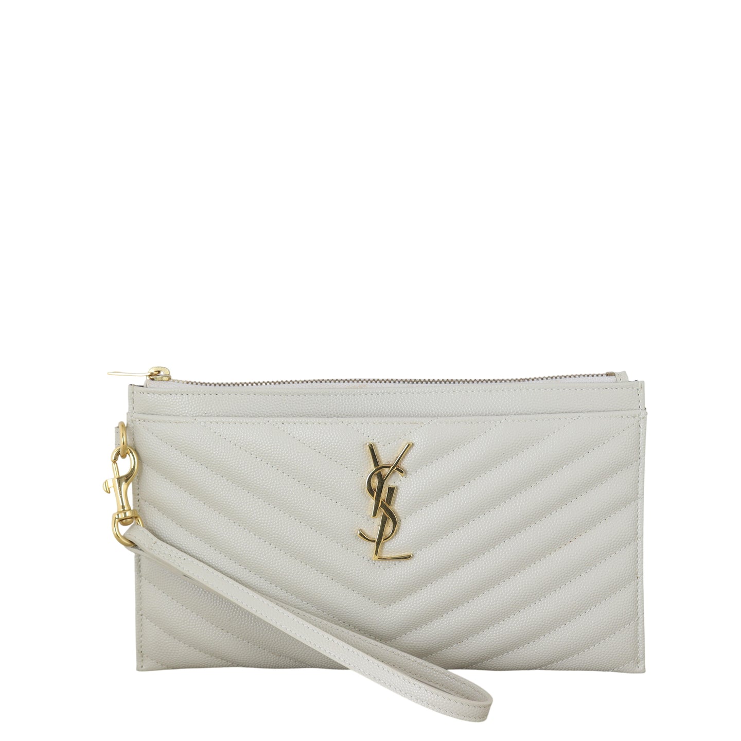 Saint Laurent Cassandre Matelasse Pouch Large