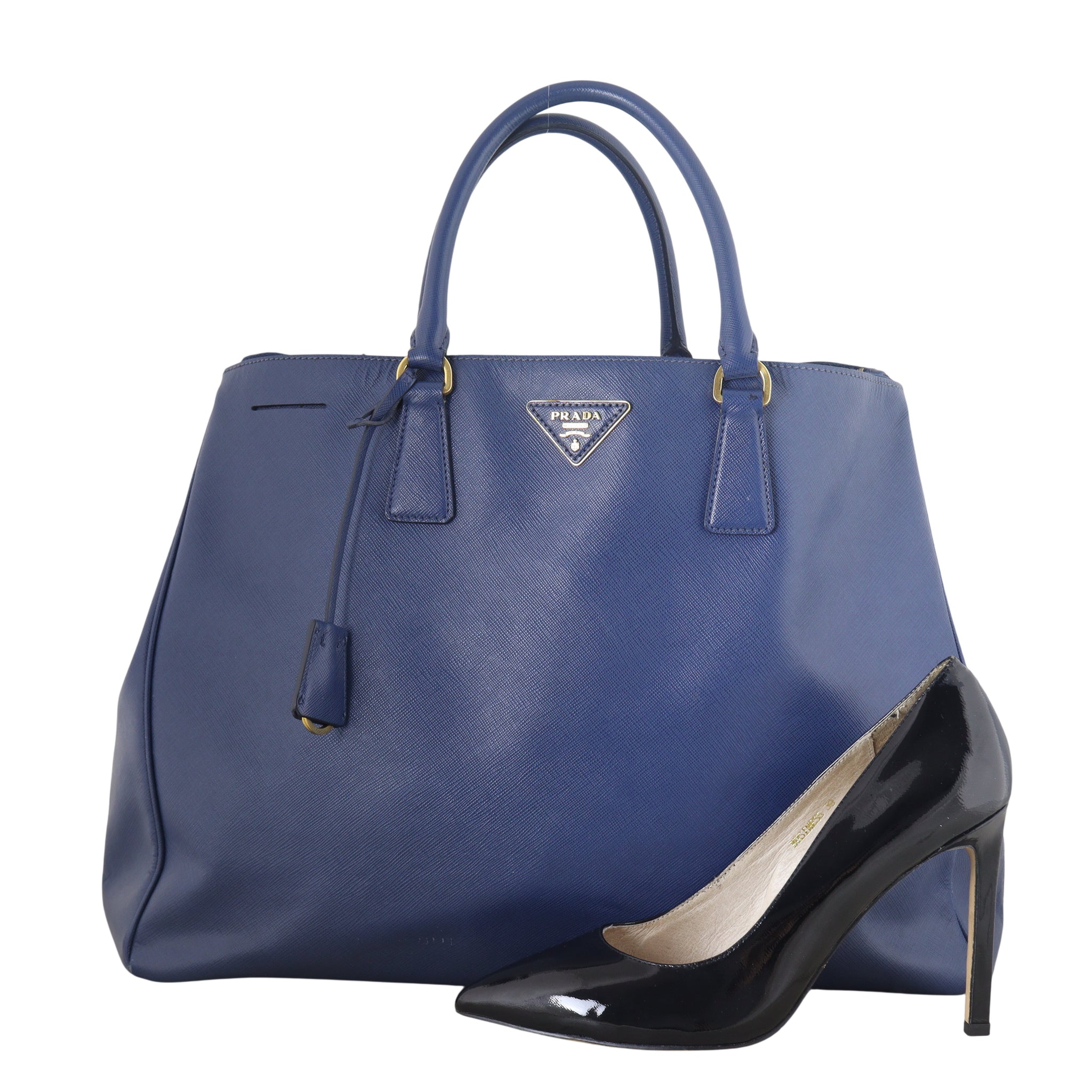 Prada Saffiano Lux Galleria Double Zip Tote Extra Large