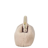 Fendi First Medium Clutch with Strap Shearling