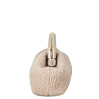 Fendi First Medium Clutch with Strap Shearling