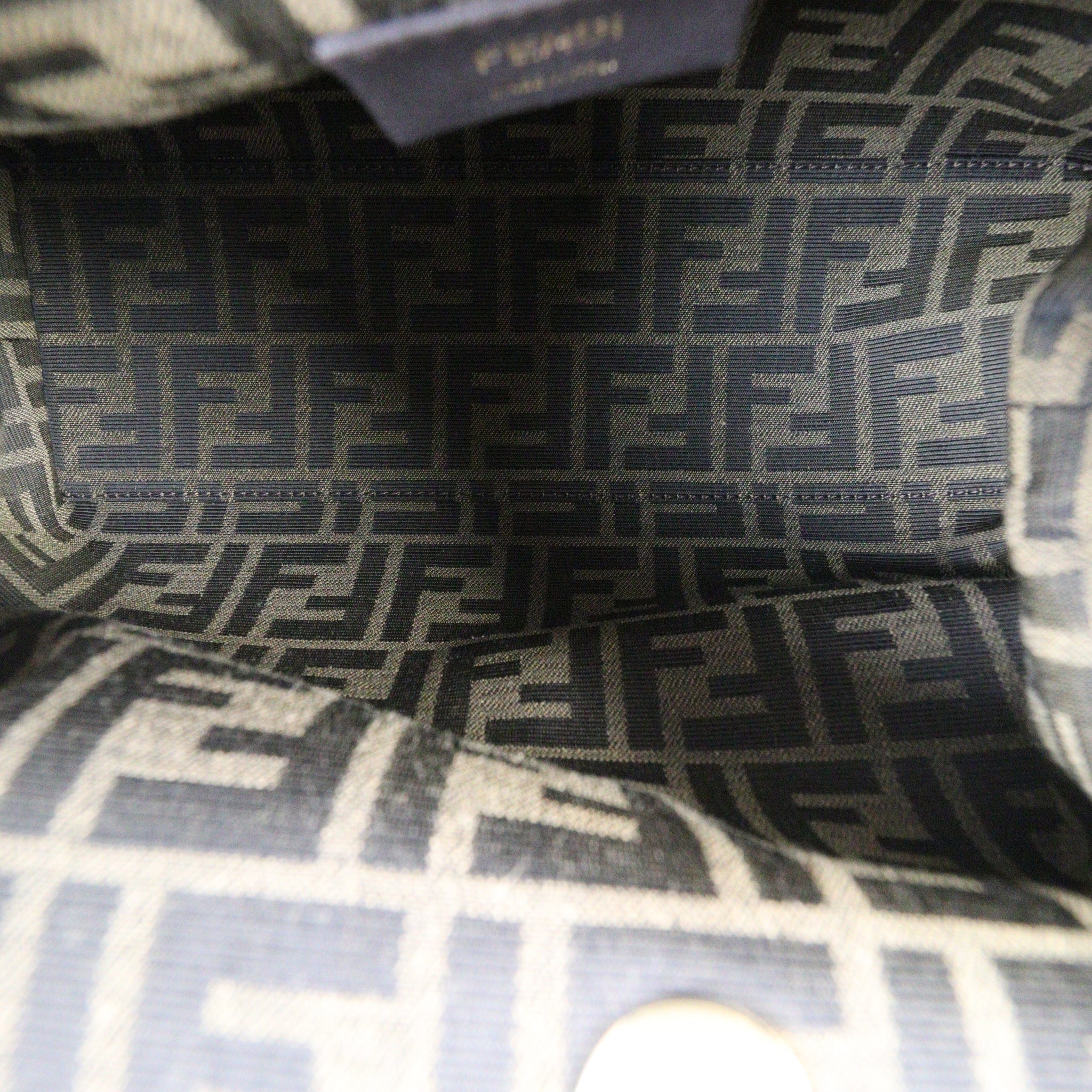 Fendi First Medium Clutch with Strap Shearling