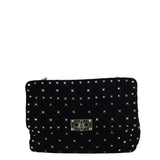 Valentino Rockstud Spike Medium Shoulder Bag Velvet
