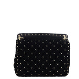 Valentino Rockstud Spike Medium Shoulder Bag Velvet