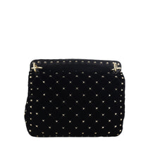 Valentino Rockstud Spike Medium Shoulder Bag Velvet