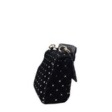Valentino Rockstud Spike Medium Shoulder Bag Velvet