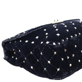 Valentino Rockstud Spike Medium Shoulder Bag Velvet