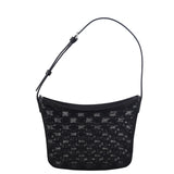 Celine Croque Medium Tulle Leather Hobo