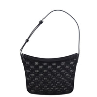 Celine Croque Medium Tulle Leather Hobo