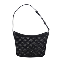 Celine Croque Medium Tulle Leather Hobo