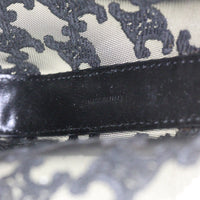 Celine Croque Medium Tulle Leather Hobo