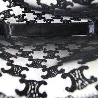 Celine Croque Medium Tulle Leather Hobo