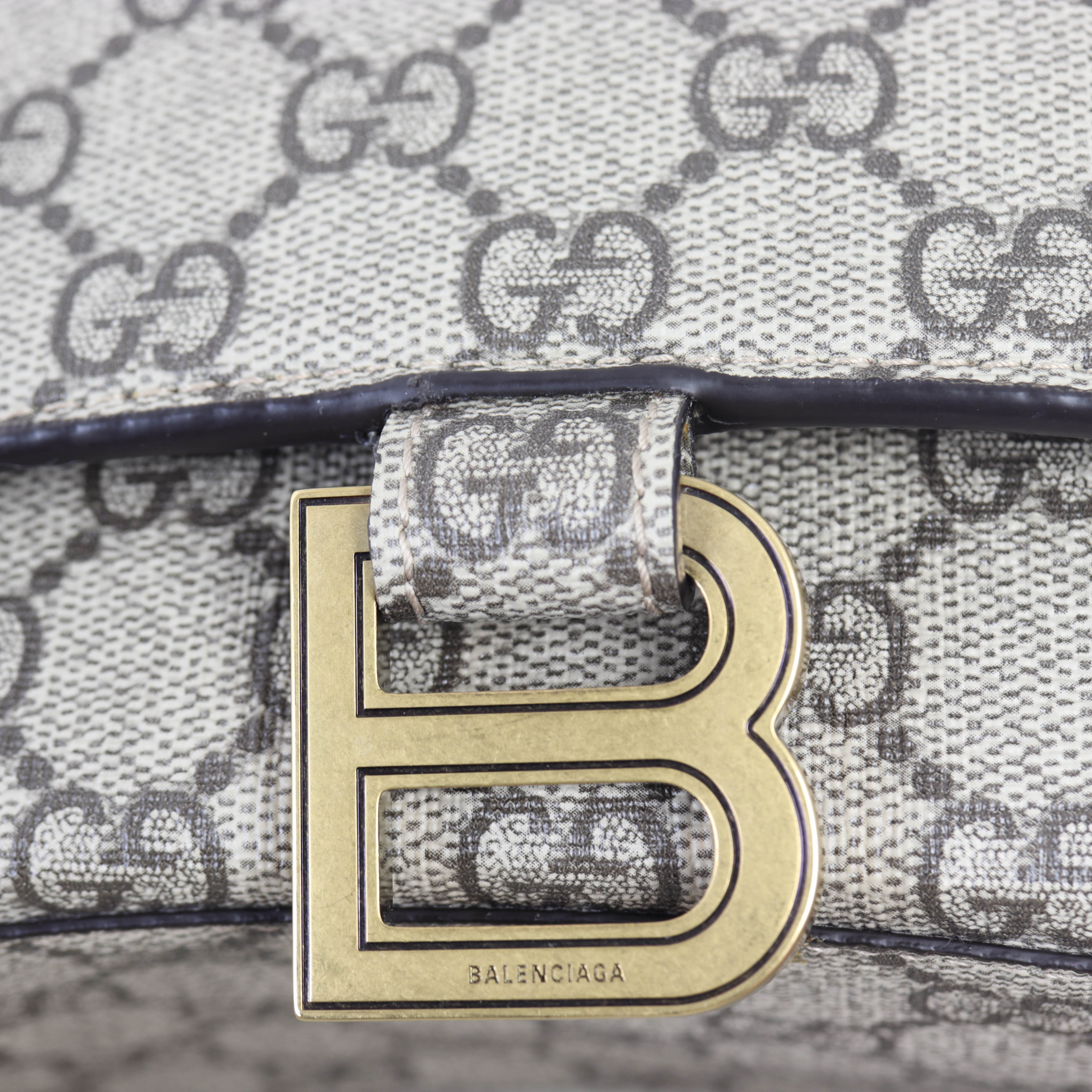 Gucci x Balenciaga The Hacker Project GG Supreme Hourglass Bag