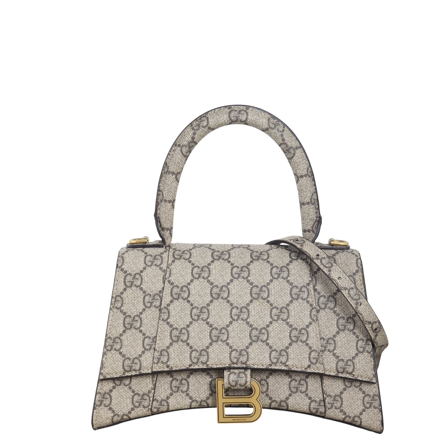 Gucci x Balenciaga The Hacker Project GG Supreme Hourglass Bag Small