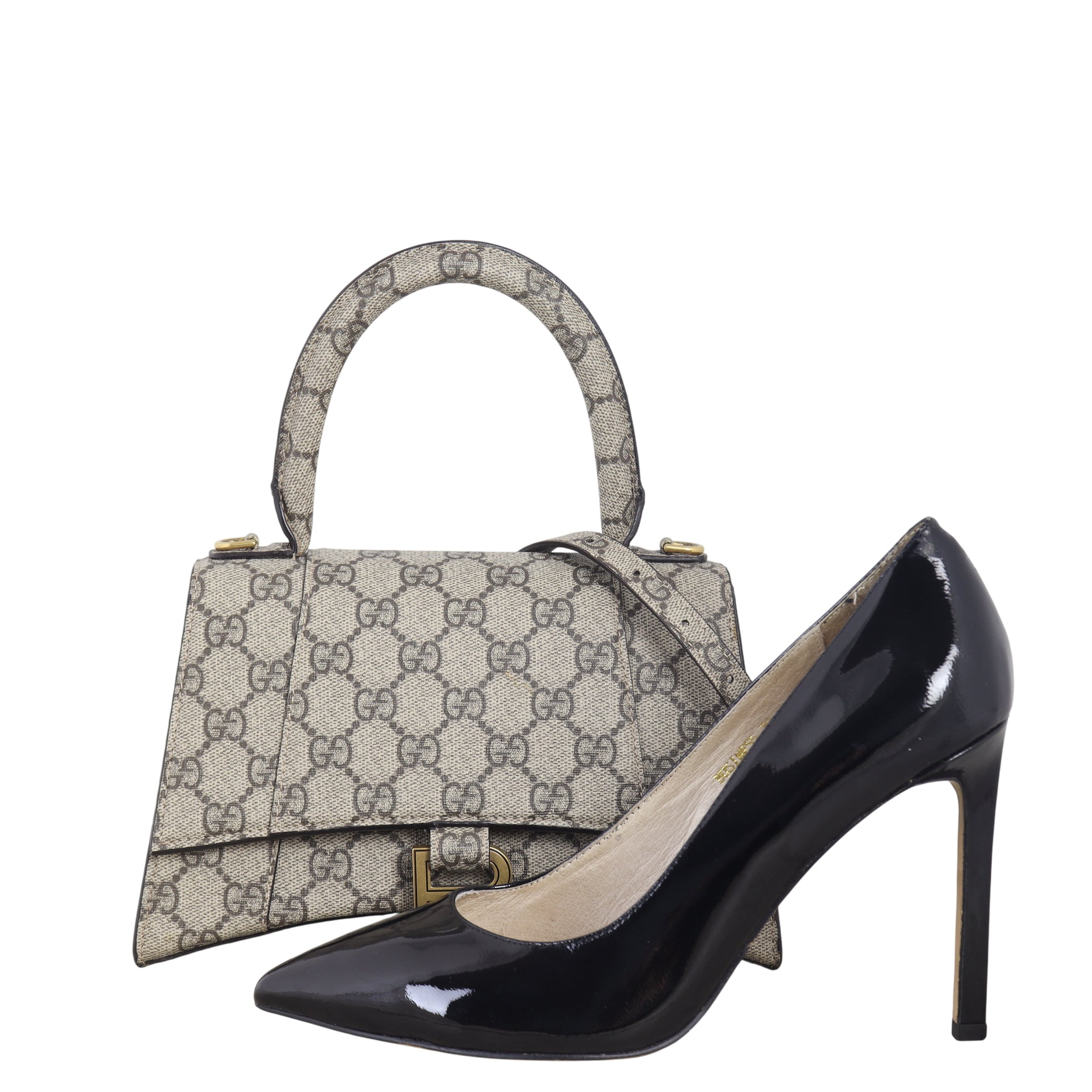 Gucci x Balenciaga The Hacker Project GG Supreme Hourglass Bag Small