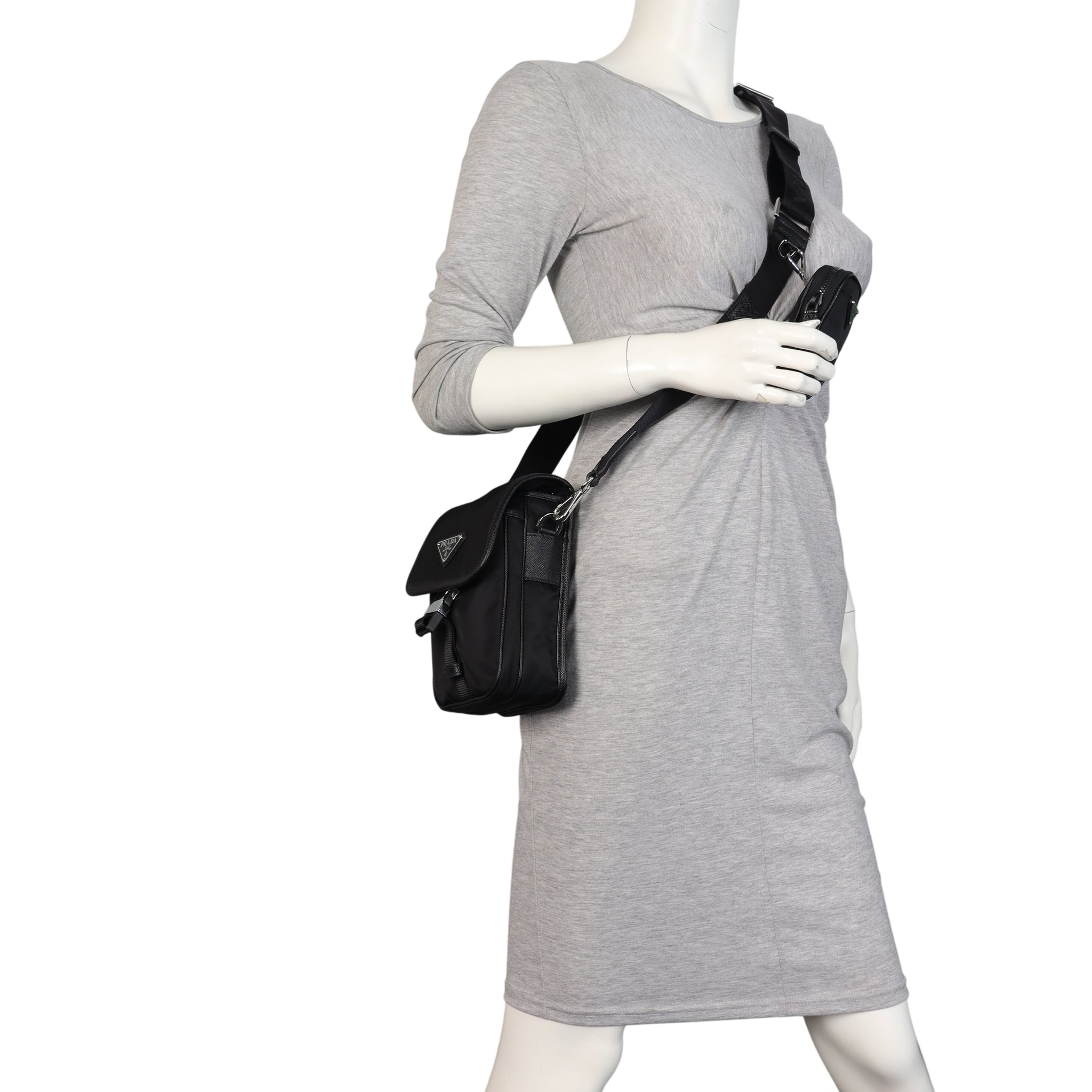 Prada Re-Nylon Multi Pouch Crossbody