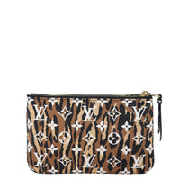 Louis Vuitton Double Zip Pochette Monogram Giant Jungle