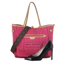 Louis Vuitton Neverfull Bandouliere Inside Out MM Monogram