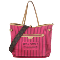 Louis Vuitton Neverfull Bandouliere Inside Out MM Monogram