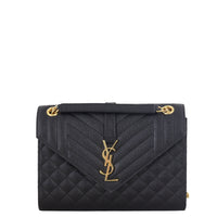 Saint Laurent Monogram Mix Matelasse Envelope Chain Bag Medium