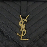 Saint Laurent Monogram Mix Matelasse Envelope Chain Bag Medium