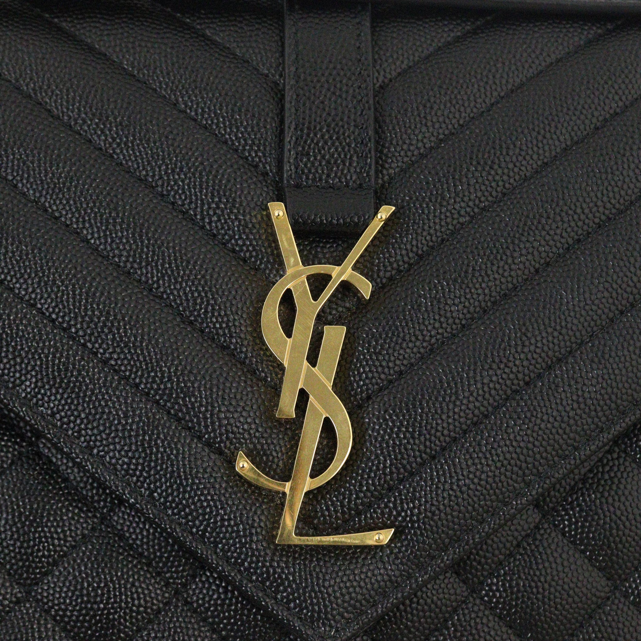 Saint Laurent Monogram Mix Matelasse Envelope Chain Bag Medium