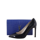 Saint Laurent Kate Clutch Croc-Embossed