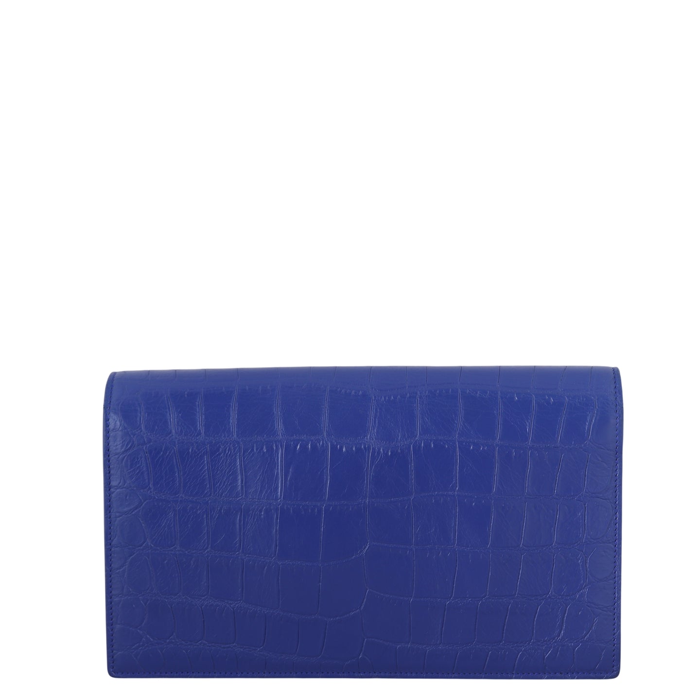 Saint Laurent Kate Clutch Croc-Embossed