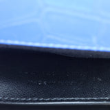 Saint Laurent Kate Clutch Croc-Embossed