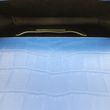 Saint Laurent Kate Clutch Croc-Embossed